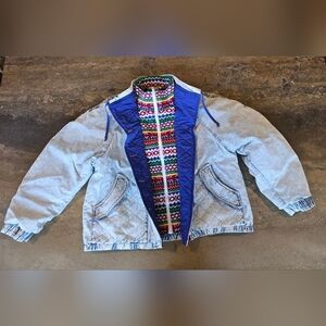 Vintage 90's acid wash jacket. Rare find